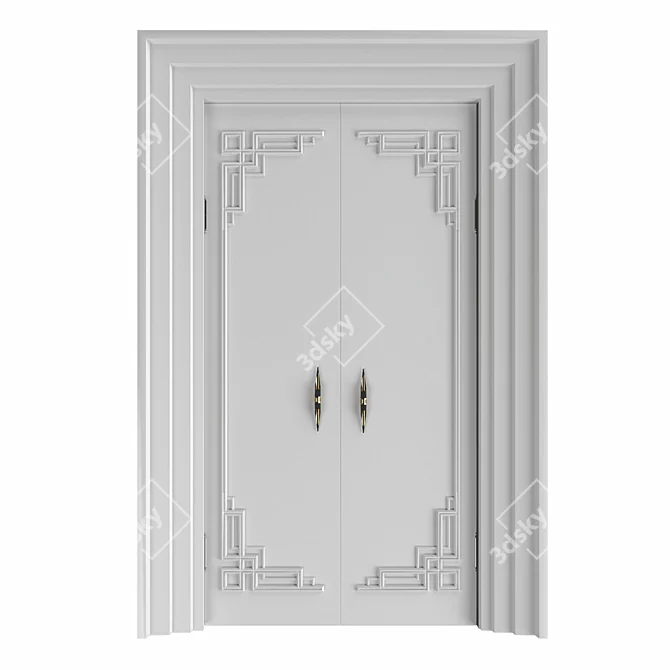 Erte 76444AR Door Decoration - RODECOR Exclusive 3D model image 2