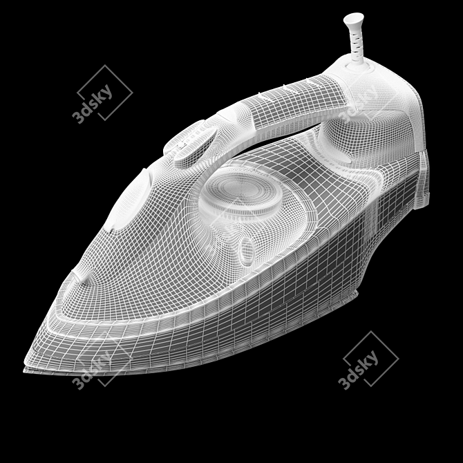 Andis 2 Way Off Steam Iron: A Dynamic Ironing Experience 3D model image 3