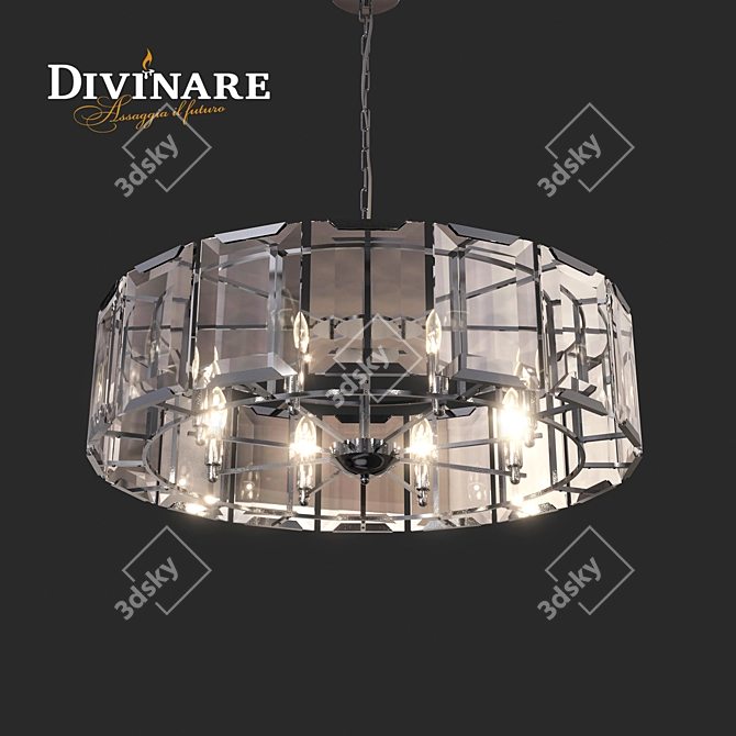 Divinare Ostin Crystal Chandelier 3D model image 1