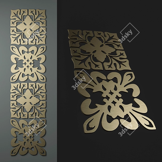 Moroccan Ornament: Exquisite Cultural Design 3D model image 1