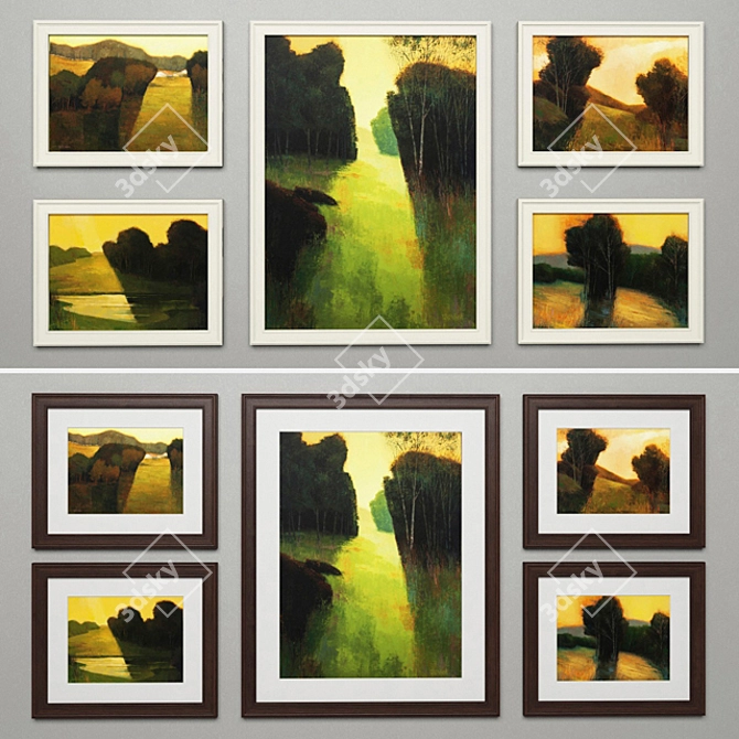 American Landscape Art by Brent Watkinson 3D model image 1