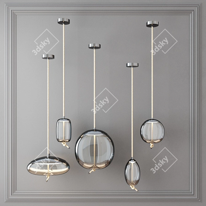 Elegant Brokis Lamp 3D model image 1