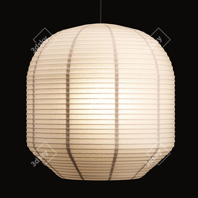Japanese-Inspired Paper Lanterns: Hotaru Buoy 3D model image 1