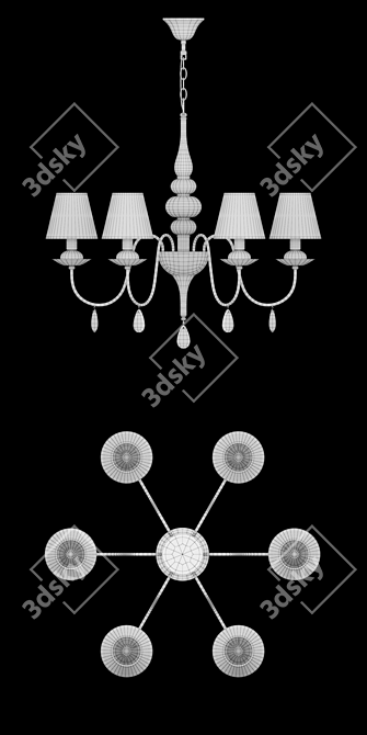 Freya Eliza Wall Sconce 3D model image 3