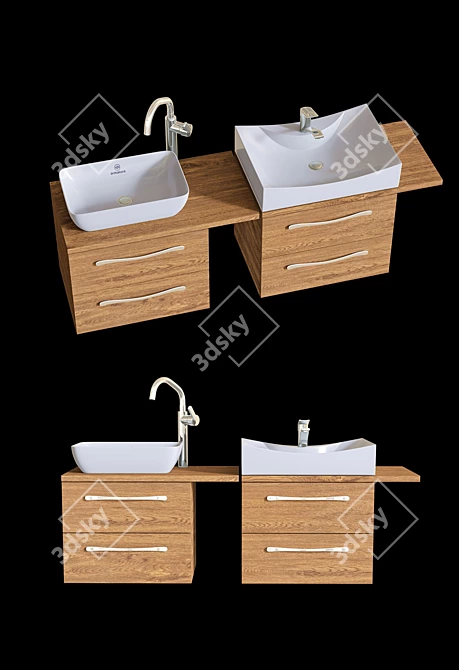 KFA Armatura Bathroom Set 3D model image 3