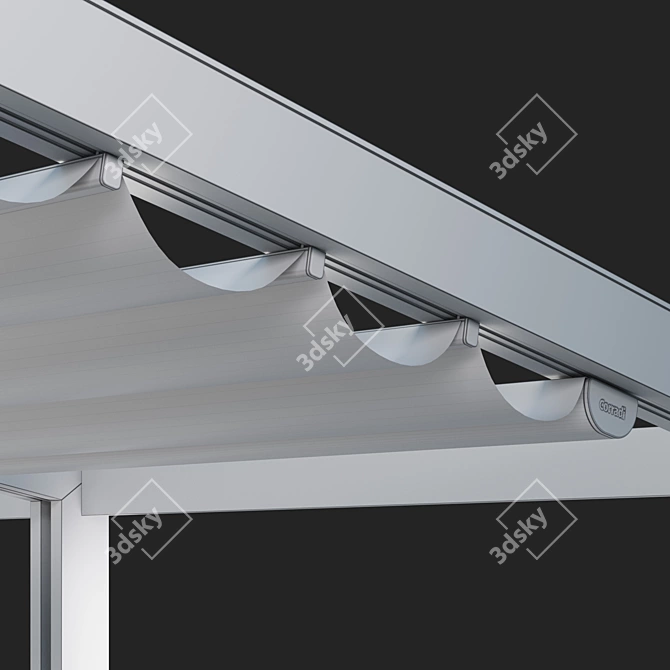 Corradi Pergotenda Awing: Innovative Outdoor Awning 3D model image 3