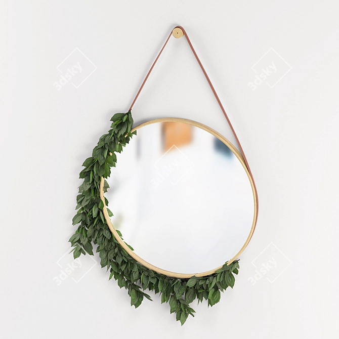 Elegant Reflections: Decor Mirror 3D model image 3