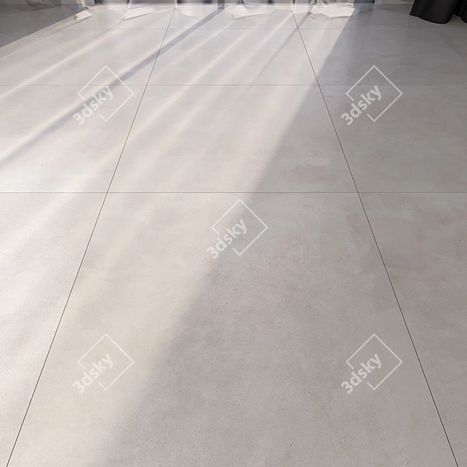 Luxury Marble Floor Tiles 3D model image 1