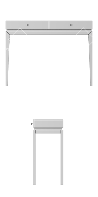 Modern Static Sun Furniture 3D model image 3
