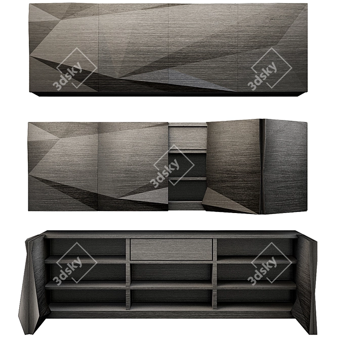 Modern Usona Sideboard: Functional Elegance for Your Home 3D model image 1