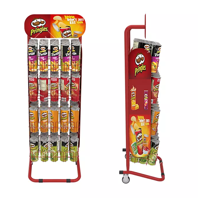 Snack Stack Pringles Stand 3D model image 2