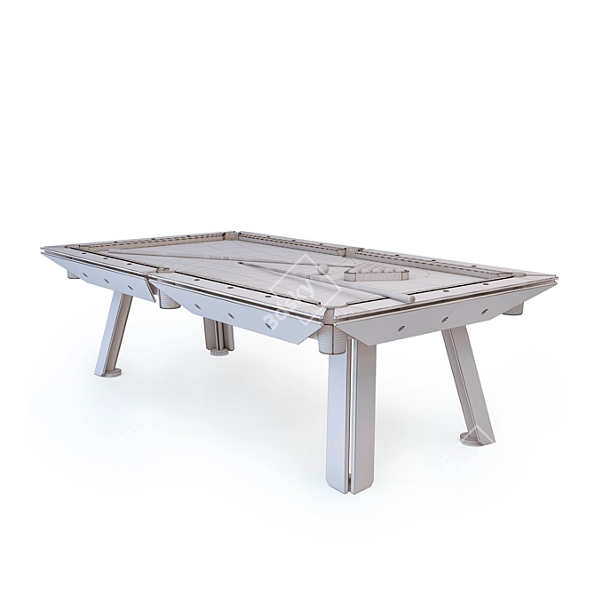 Elegante Filotto Outdoor Lounger 3D model image 2