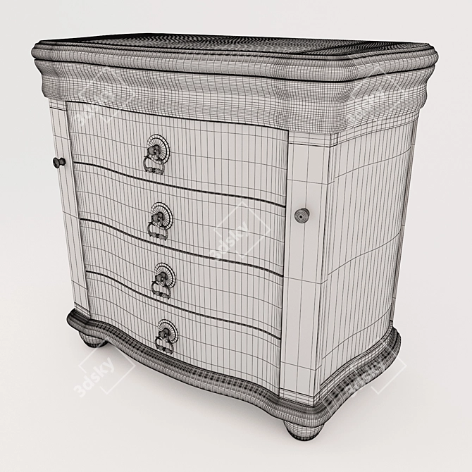 Elegant Jewelry Box: Functional & Stylish 3D model image 3