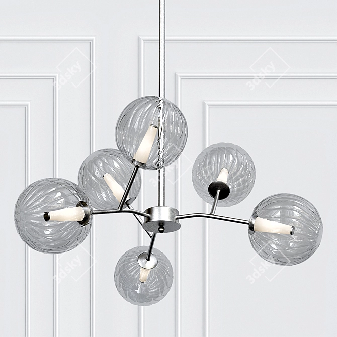 Starry Night Chandelier 3D model image 1