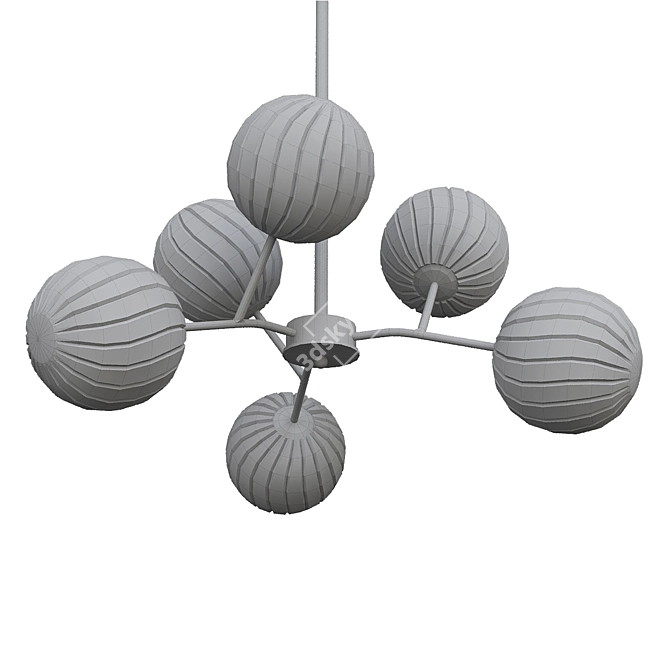 Starry Night Chandelier 3D model image 2