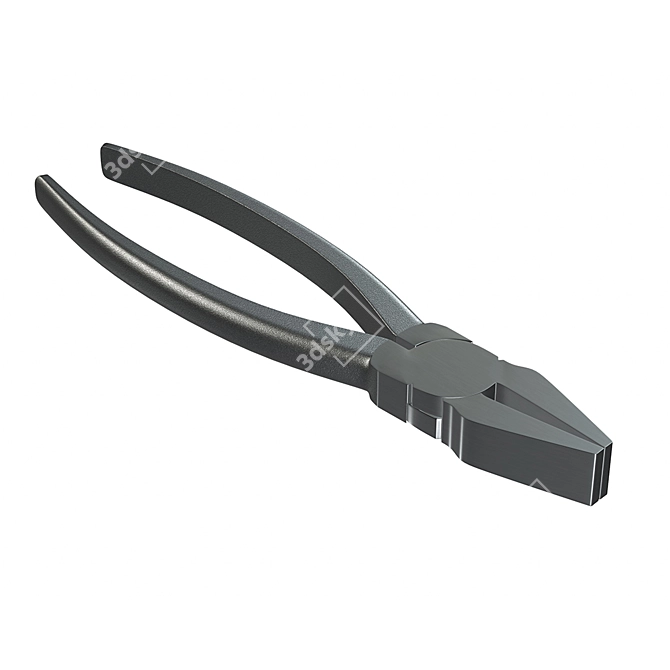 GlassCraft Pliers 3D model image 1