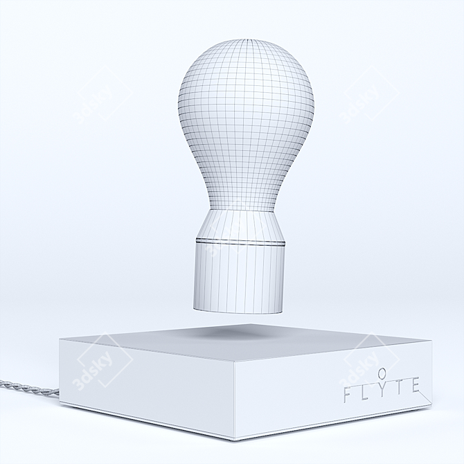 Effortless Illumination: Flyte Levitating Bulb 3D model image 3