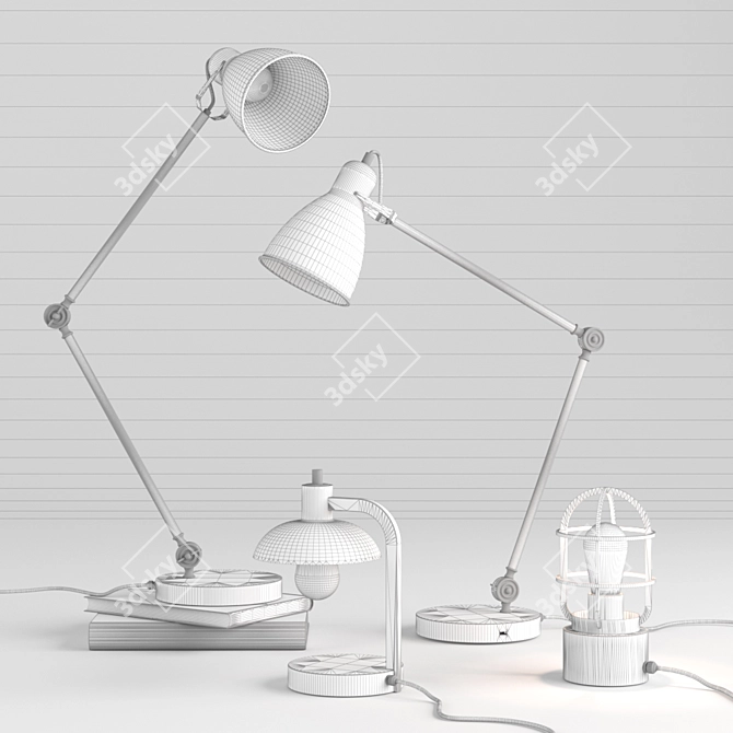 IllumiLite: Modern Table Lamp 3D model image 3