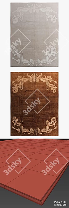 Tibetan Lux Firenze Rugs 3D model image 3
