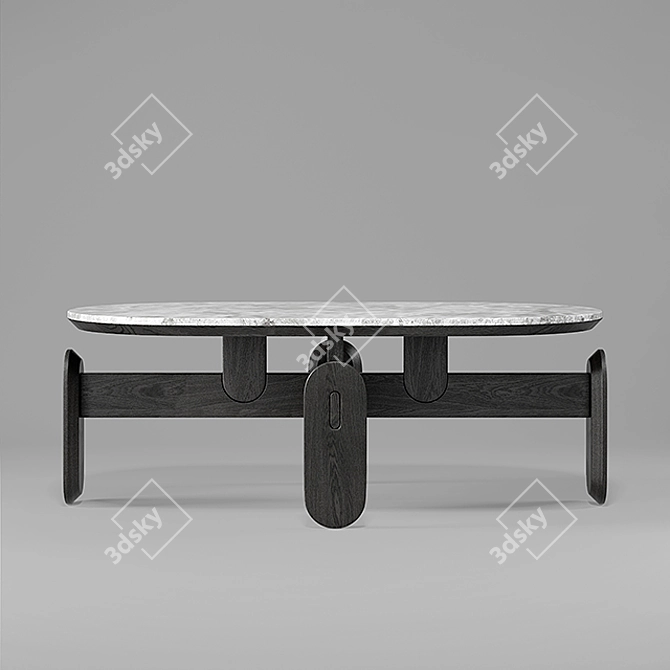Pebble Journal Table - MYF Studio 3D model image 1