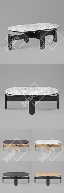Pebble Journal Table - MYF Studio 3D model image 2