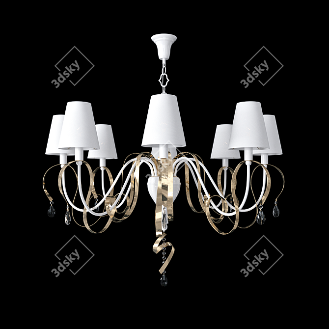 Elegant Intreccio Chandelier
(Table Lamp) 3D model image 2