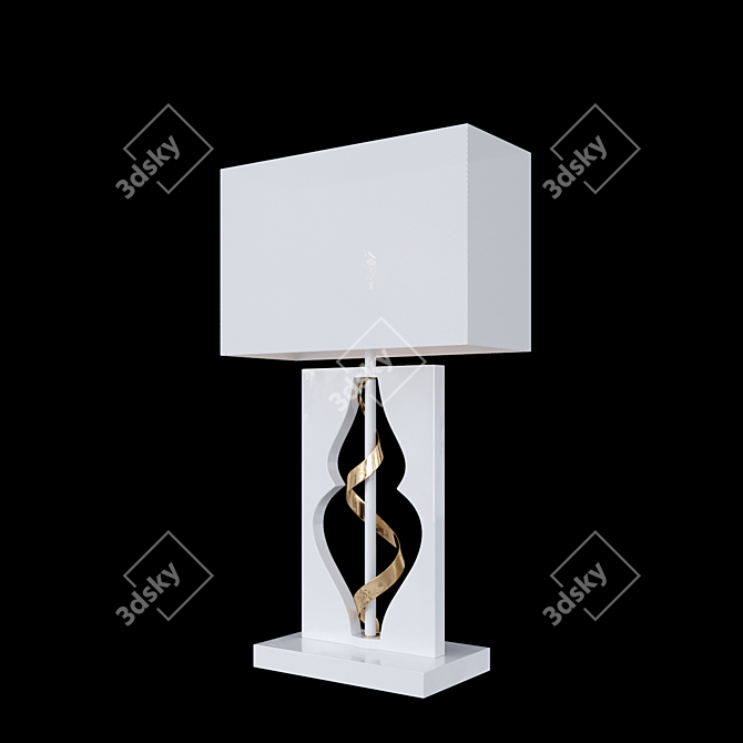 Elegant Intreccio Chandelier
(Table Lamp) 3D model image 3