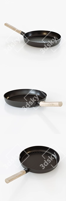 EvaSolo Grill Pan: Simply Perfect! 3D model image 2