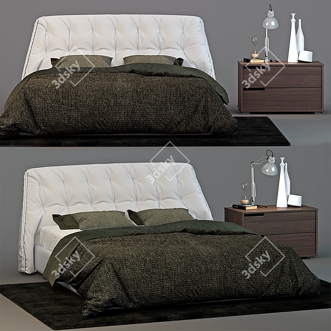 Ultimate Comfort Sumo Bed 3D model image 1