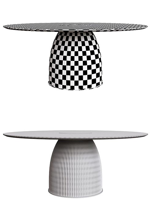 Elegant Dione Table by Paolo Castelli 3D model image 3