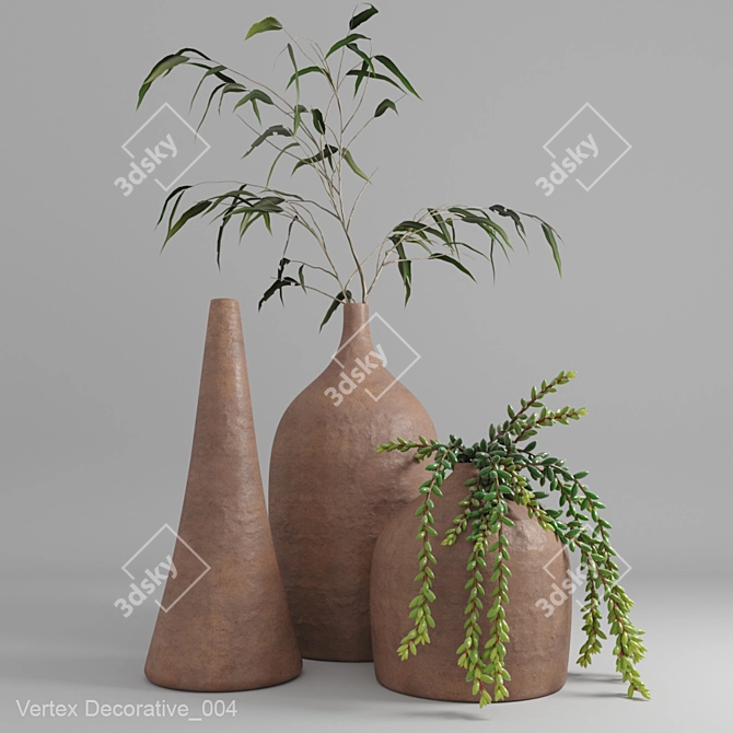 Vertex Decorative_004: Modern Elegance for your Space 3D model image 1