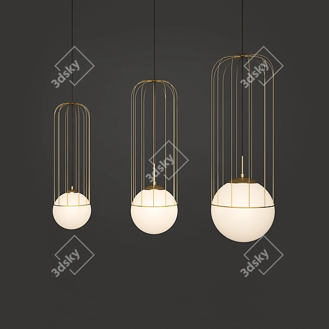 Maytoni Telford Adjustable Hanging Lamp 3D model image 2