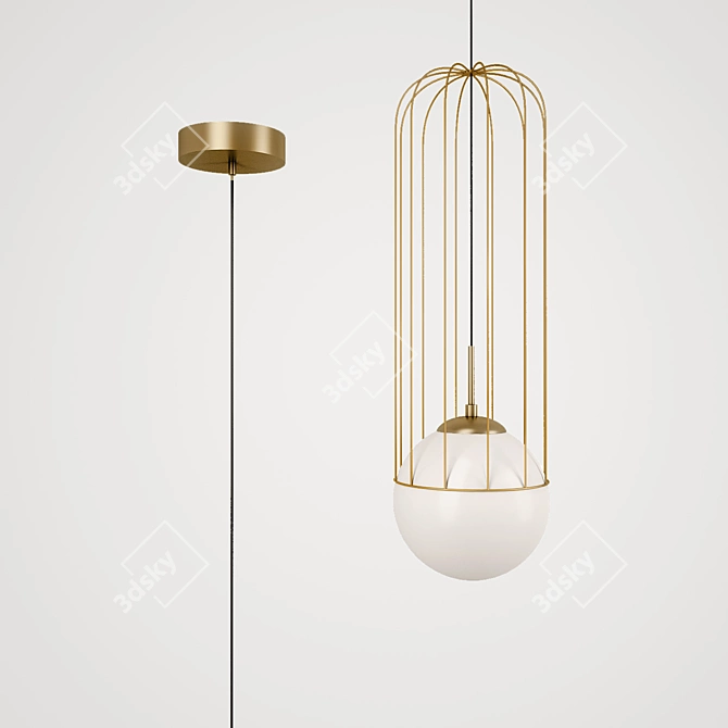 Maytoni Telford Adjustable Hanging Lamp 3D model image 3