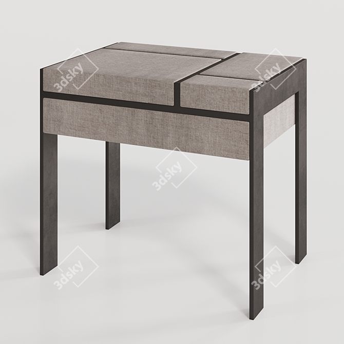 Elegant Gauguin Bedside Table 3D model image 1