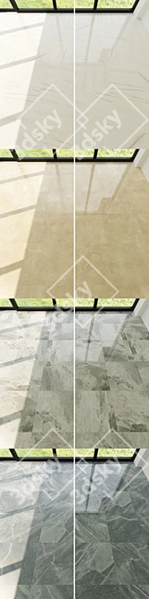 Italon Charme Extra Floor: Elegant Ceramic Collection 3D model image 2