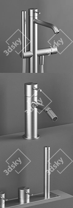 Zazzeri Z316 Part 2: Sleek Designs in Brushed Steel 3D model image 2