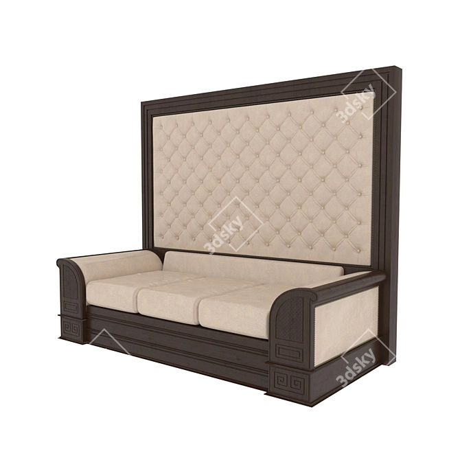 Stalin's Empire Sofa 3D model image 1