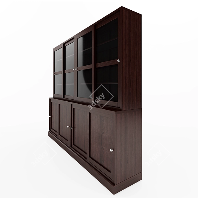 Havsta Combination with Sliding Doors - Classic Style Furniture from Responsibly Managed Forests  Timeless and Sustainable: Havsta Combination with Sliding 3D model image 3