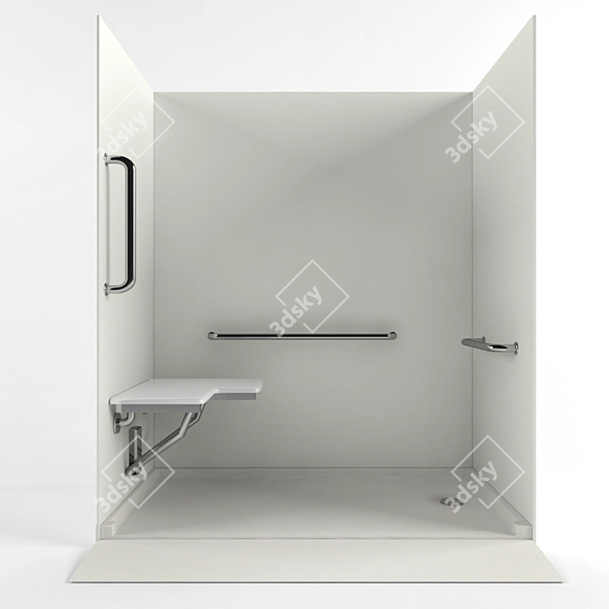 Swanstone 3D Bath Wall Kit 3D model image 1