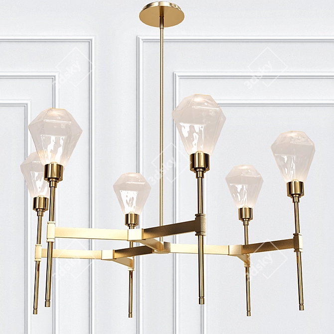 Hammerton Studio Hedra Round Chandelier 3D model image 1
