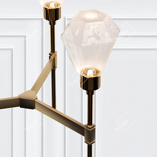 Hammerton Studio Hedra Round Chandelier 3D model image 2