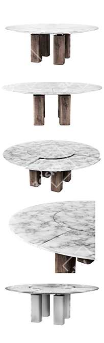 Elegant Poltrona Frau JANE Table 3D model image 2