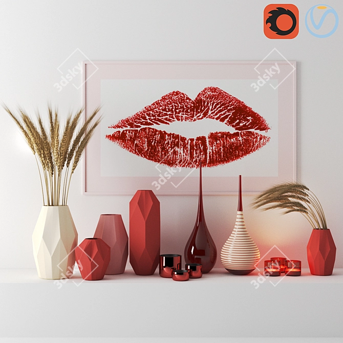 243k Poly Count 3D Set 3D model image 1