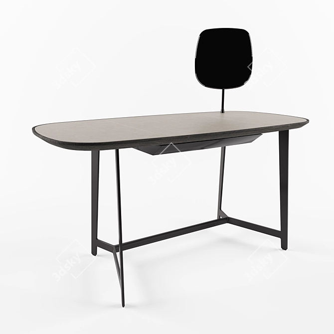 Elegant Poliform Mathieu Desk 3D model image 1