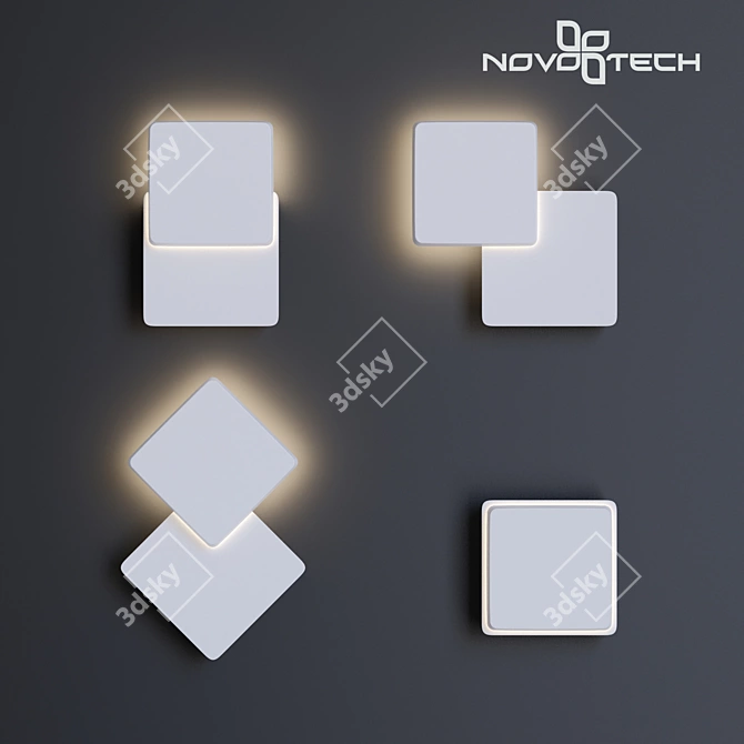 Modern LED Landscape Wall Lamp 3D model image 1