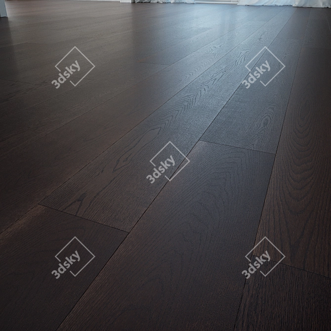 Tobacco Oak Floor  High Quality Wood Texture 3D model image 1