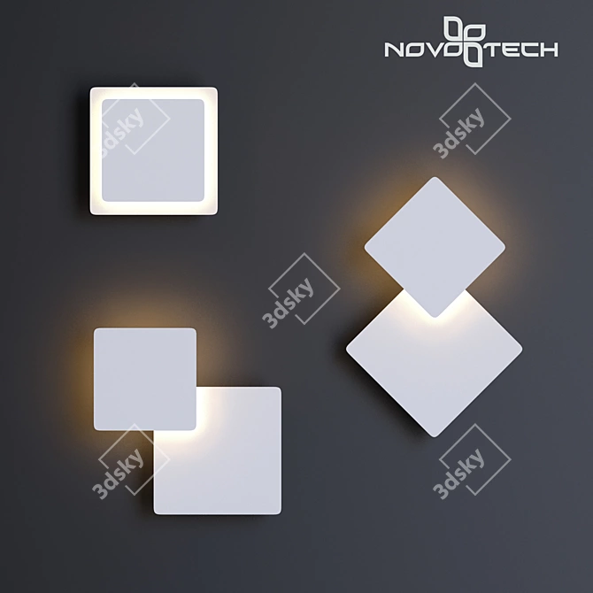 NOVOTECH 357858 SMENA LED Surface Mounted Lamp 3D model image 1