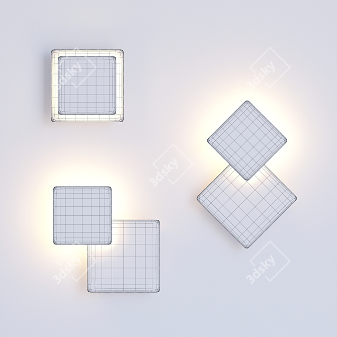NOVOTECH 357858 SMENA LED Surface Mounted Lamp 3D model image 2