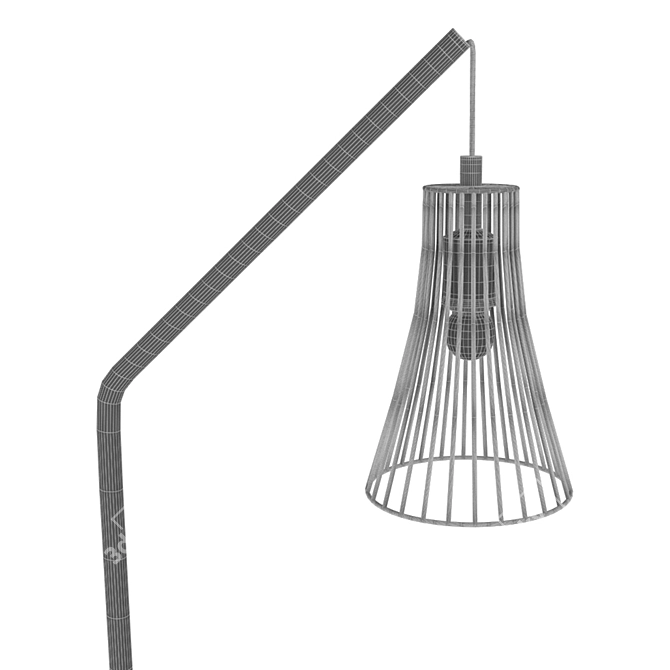 Modern Floor Lamp: Gael-LEROY MERLIN 3D model image 2