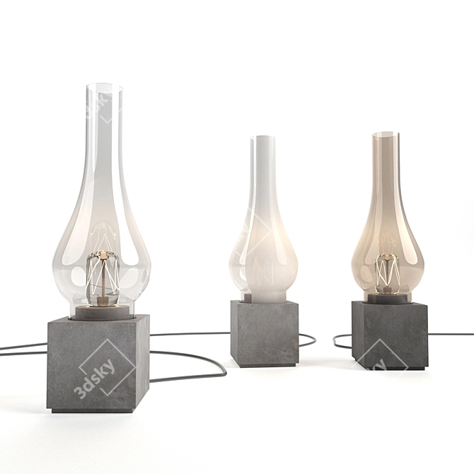 KARMAN Amarcord Glass Lamps 3D model image 1